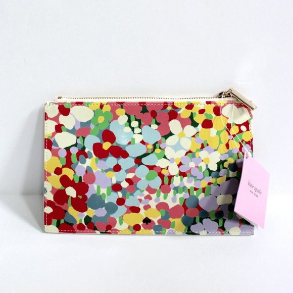 kate spade Floral Dot Pencil Case with 2 Pencils, Ruler, Eraser & Sharpener - Picture 3 of 4